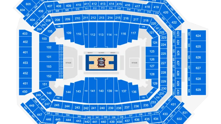 NCAA Men's Final Four seating